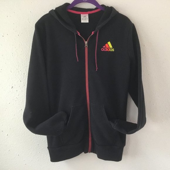 adidas hoodie rainbow